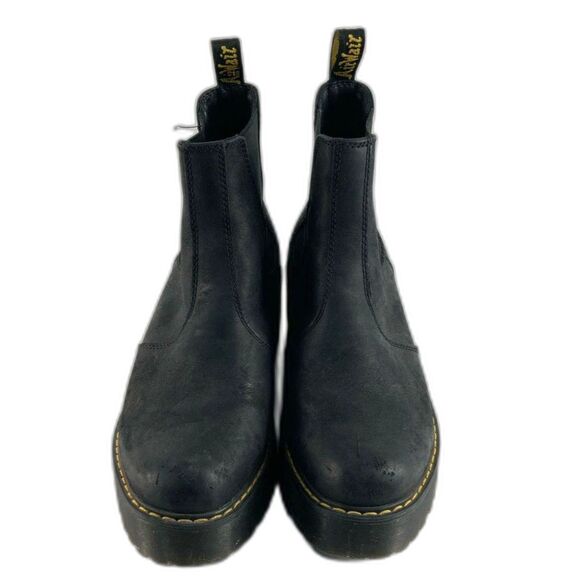 Dr. Martens Rometty Wyoming Leather Platform Chelsea Boots - Women's Size 10 - Picture 3 of 8